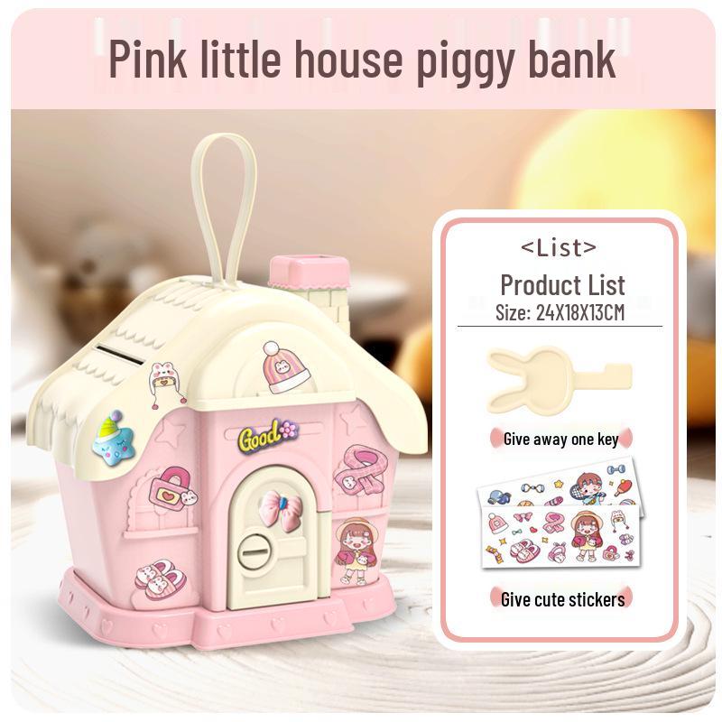 Password-Protected Piggy Bank: Large Capacity Money Box for Kids' Savings - Perfect Gift for Birthdays & New Year