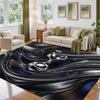 Tottenham Hotspur Design Crystal Velvet Rug Soft Decorative Mat for Bedroom Entrance