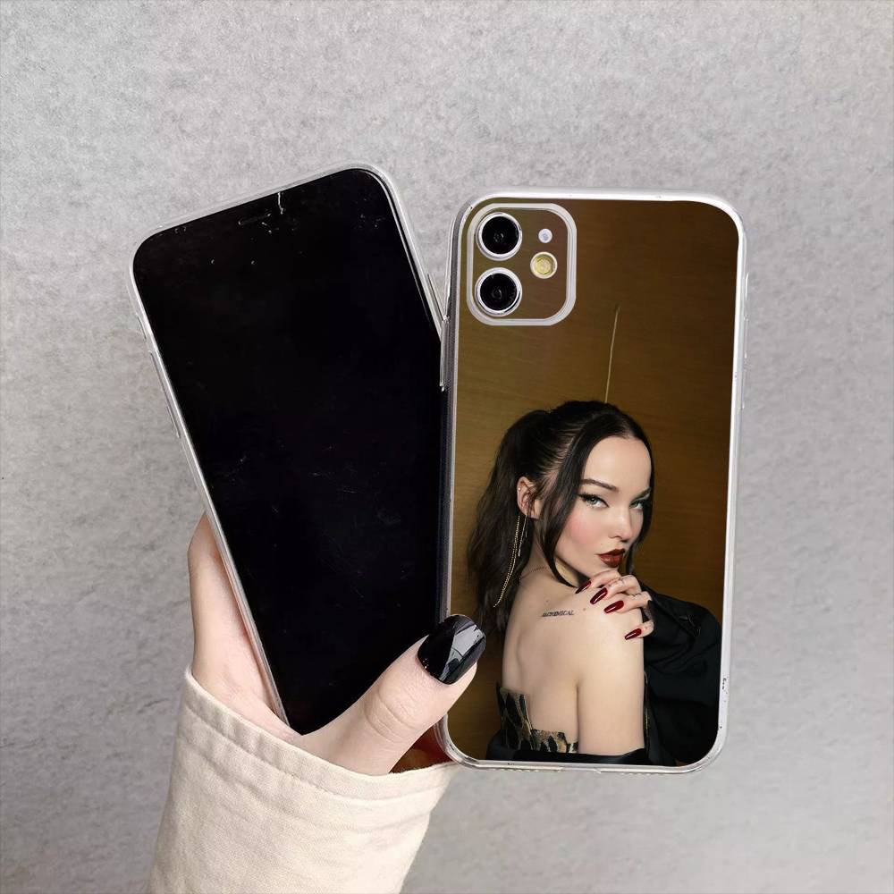 Actress Dove Cameron Phone Case For iPhone17,16,15,14,13,12,11 Plus,Pro Max Soft Transparent Cover iPhone16pro