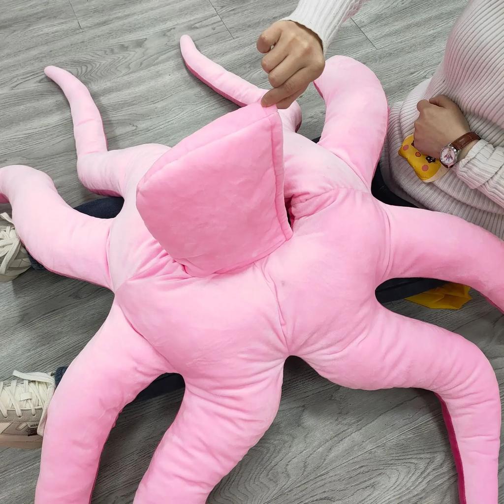 New Cute Giant Octopus Funny Role Play Children Halloween Stage Role Play Costume Pink Cushion Christmas Pillow Bodysuit
