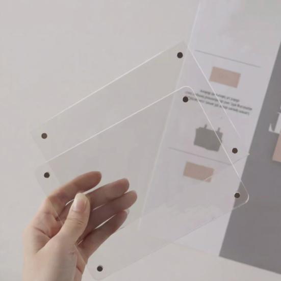 Acrylic Magnetic Photo Frame Double-Sided Clear Picture Display Frame Refrigerator