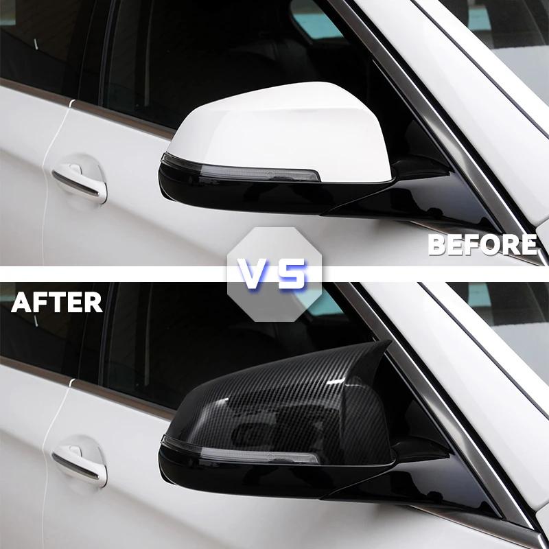 Auto-Rückspiegelabdeckung Für BMW 5er 6er 7er Serie F10 F11 2014-2017 F06 F07 F01 F02 Kohlefaser Kappe Schale Deckel