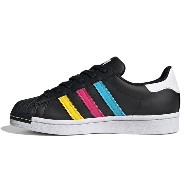 

Superstar J Colorful Stripes — основной черный FW5235