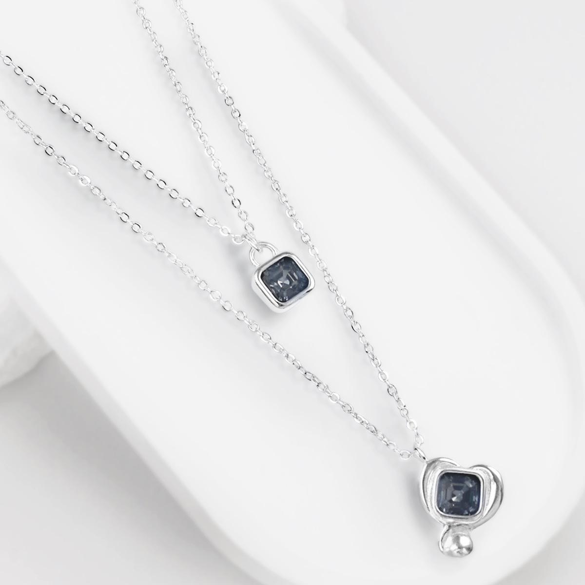 UNOde50 Spanish Exaggerated Heart and Round Geometric Necklace - Trendy Cross-Border Jewelry