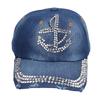 Crown Studded Rhinestone Baseball Cap