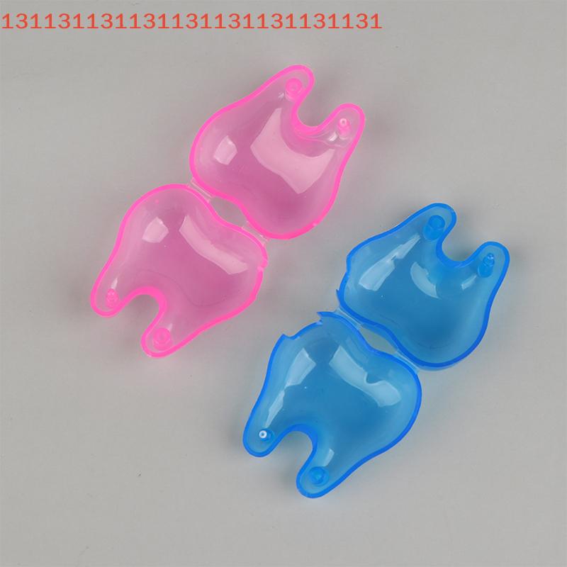 Portable Toothbrush Head Cover Clips Teeth Style Plastic Dustproof Germproof Protector Caps for Travel Camping Bathroom Accessor