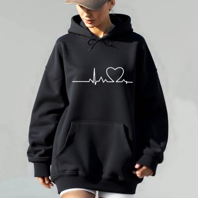Women's Oversized Hoodies Casual Drawstring Hooded Sweatshirts Long Sleeve Pullover