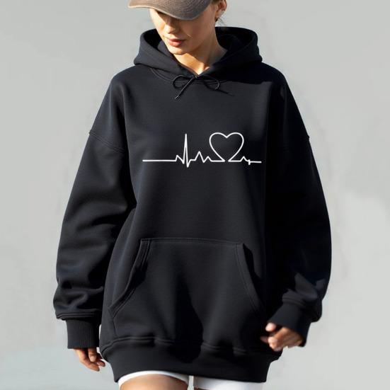 Damskie bluzy oversize, casualowe bluzy z kapturem ze sznurkiem, pulower z długim rękawem, jesienne stylizacje