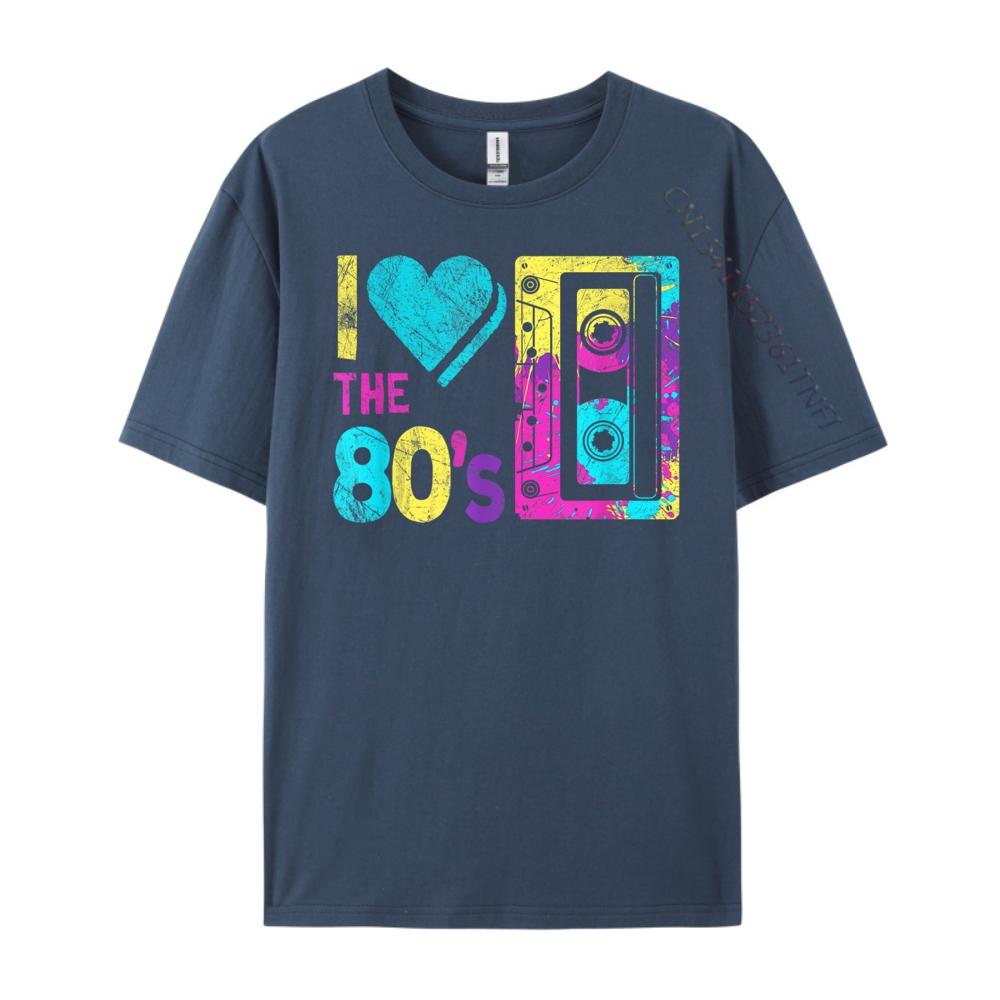 

I Love The 80s Eighties 1980 Cassette Tape Black Graphic T Shirts Winter Mens TShirts Korean Style 3XL
