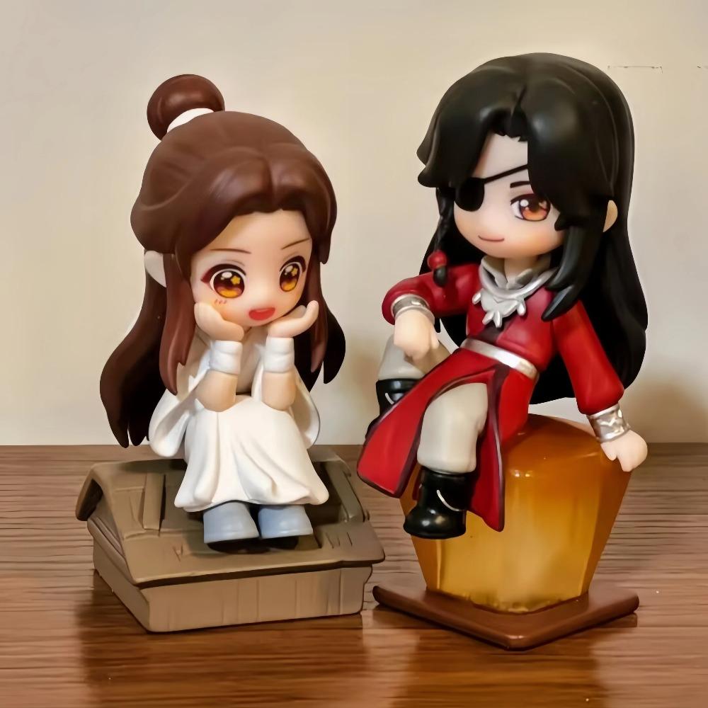 Genuine Heavenly Official Blessing Xie Lian Hua Chneg San Lang Lucky To Meet You Series Action Figures Desk Decoration Toys Gift