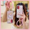Cute Creative Phone Case For ZTE Blade V40 Vita/A72 Waterproof Personality Cartoon Bracelet Funny Dirt-resistant Ring
