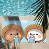 Cartoon BuBU Dudu Kawaii Towel Soft Lightweight Anti-Sand Large Beach Towel Quick-Drying Bath Sports Family