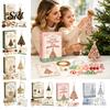 Crafting Gifts for Hobbyists DIY Christmas Tree Beaded Ornament Kit, 3D Bead Craft Set, Seasonal Trinket Assembly Kits Making Beginner Friendly