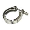 ZUCZUG from 1.5 Inch to 6.0inch  SS304 Anti-Rust Temperature Resistance Exhaust  V Band Clamp (Clamp Only, NO Flange Included)