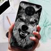 For Honor 50 Lite Case Black Cover Lion Wolf Silicone Soft Back Cases For Huawei Honor 50 Lite Pro Phone Case Protective Shell