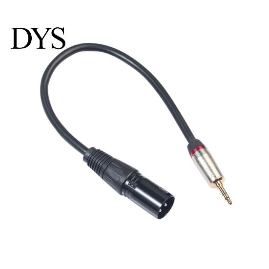 30cm 3.5mm Male to 3 Pin XLR Stereo Audio Adapter Cable Converter Cord