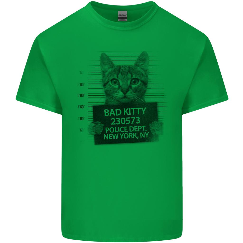 Bad Kitty New York City Police Dept Unisexs Light Cotton TShirt