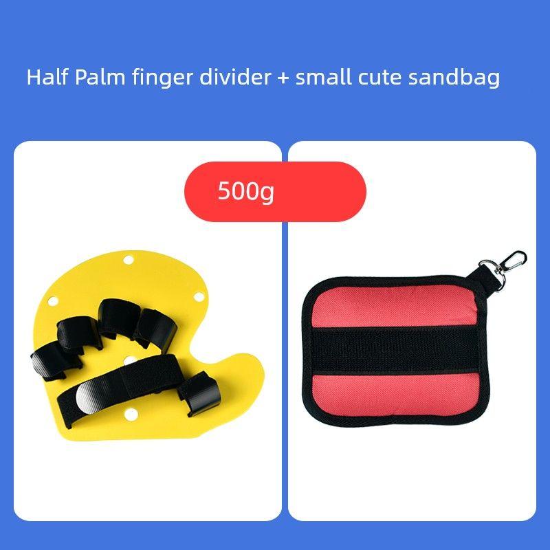 Half Soles Finger Splitter Cute Sandbag Hemiplegia Hand Finger Rehabilitation Training Equipment Fixer Finger Board Brace