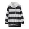 Damen Gestreiftes Langarm Herbst Sweatshirt - Dünnes Oberteil