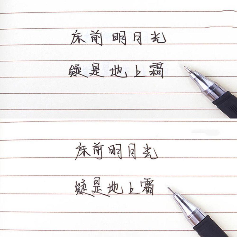 10PCS Stationery Roller Pen Black/Red/Blue Ink Neutral Pen Gel Pen School Office Supplies