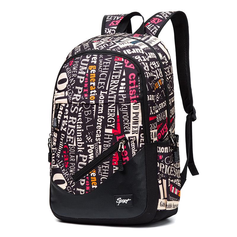 Zaino scolastico con stampa mimetica Cartella scolastica ortopedica di grande capacità per ragazzi ragazze Zaini per laptop per adolescenti Borse scolastiche in nylon