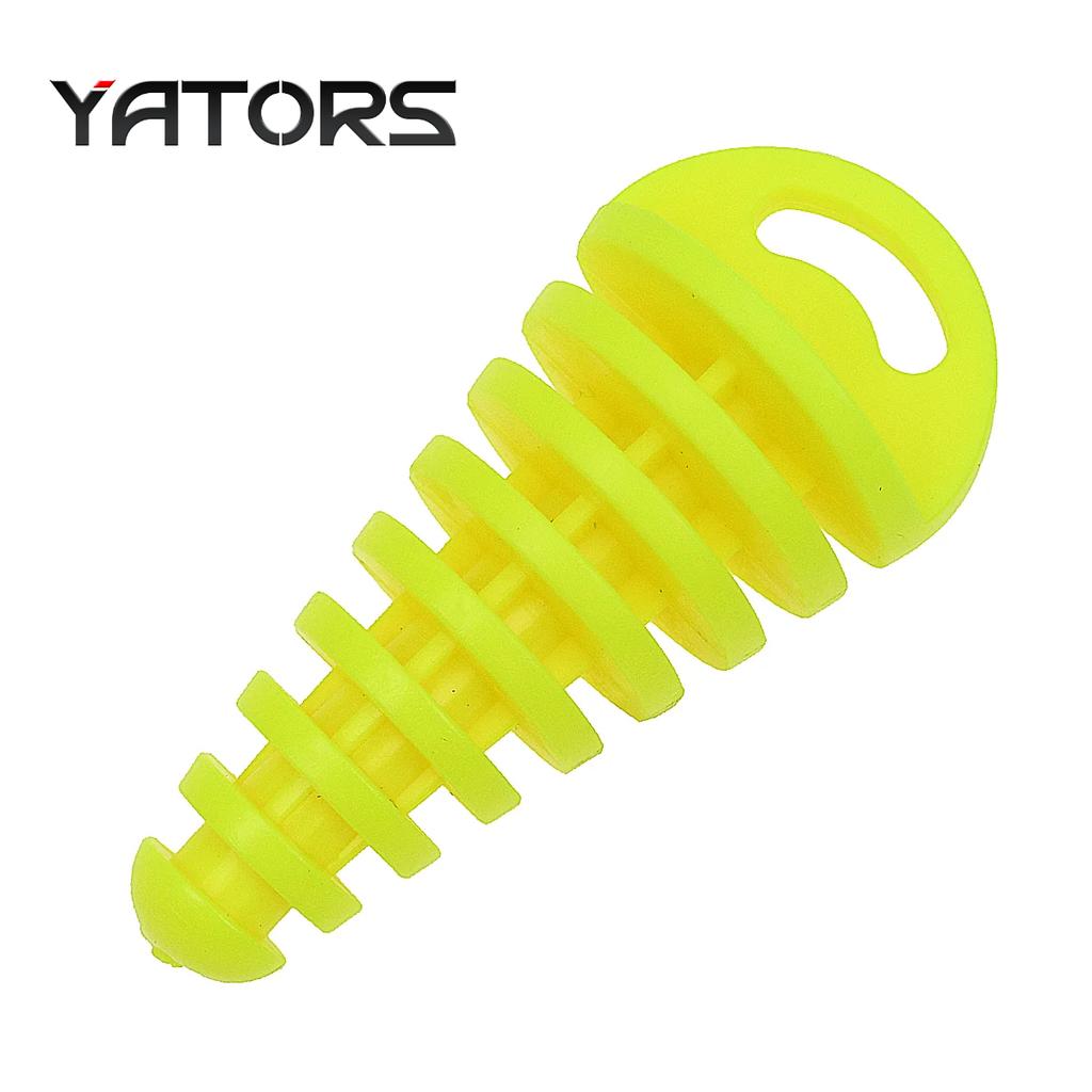 Exhaust Pipe Plug Motorcycle Motocross Tailpipe Rubber Air Bleeder Plug Exhaust Wash Plug Pipe Protector