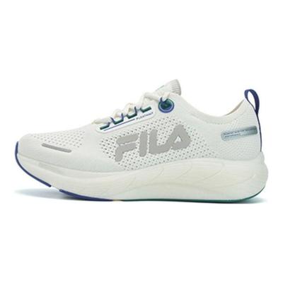 Fila Rimba Bequemes Sportgewebe TPU Abriebfest Low-Top Trainings-Laufschuhe Herren Sneaker Weiß A12M331110FSS