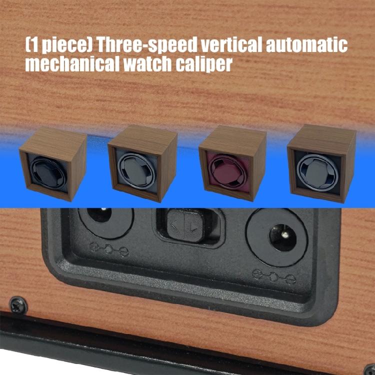 Automatic Watch Winder with Three Speed Rotation Quiet Motor Performances and Soft Cushion Interior for Watch Storage