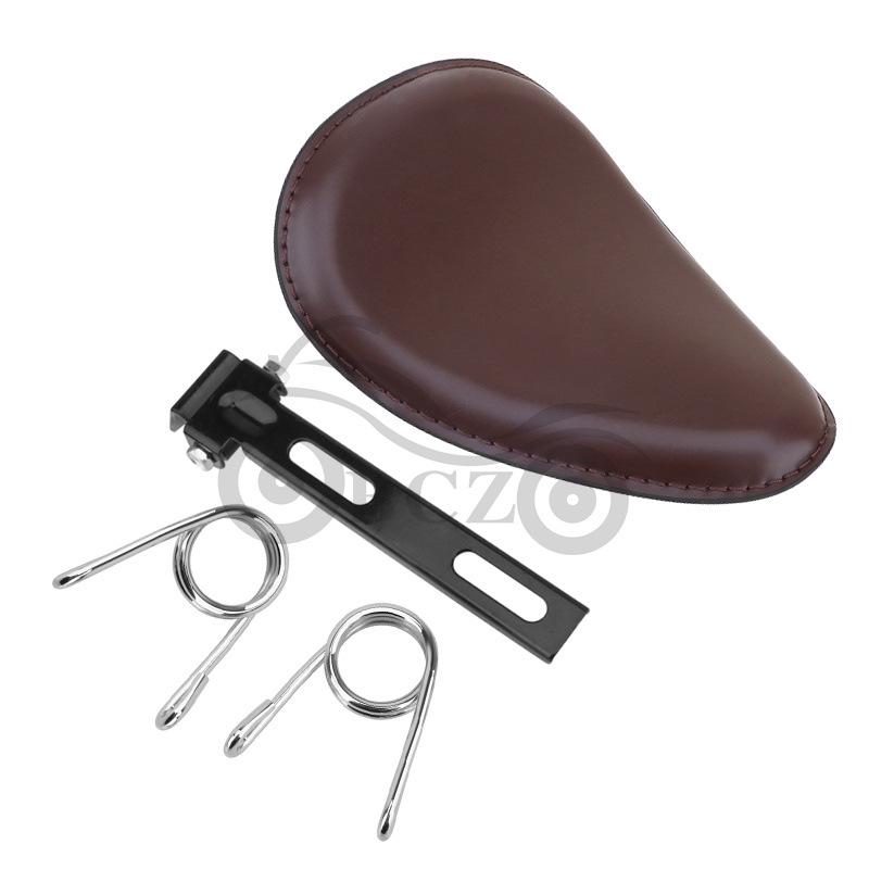 Harley Cruiser Retro Leather Spring Seat Cushion Model A