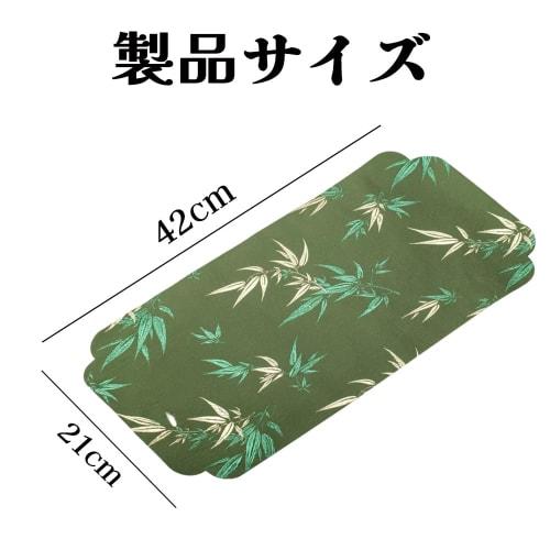 Stylish, Washable, Double-layered, Japanese-style Tea Placemat, Non-slip, Waterproof Polyester, Suitable for Use In the Kitchen, Home, or Restaurant.