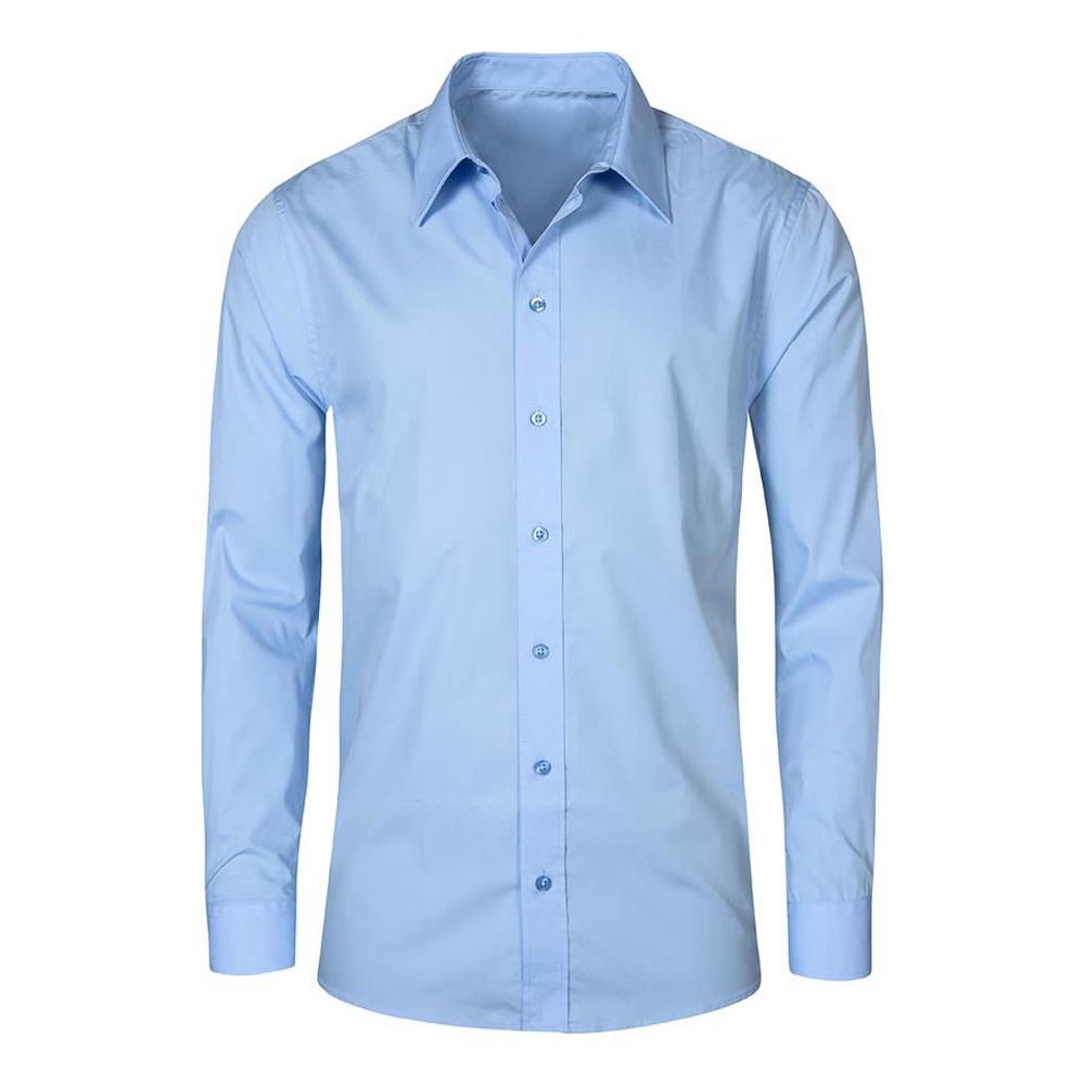 Promodoro Mens Poplin Long-Sleeved Business Shirt