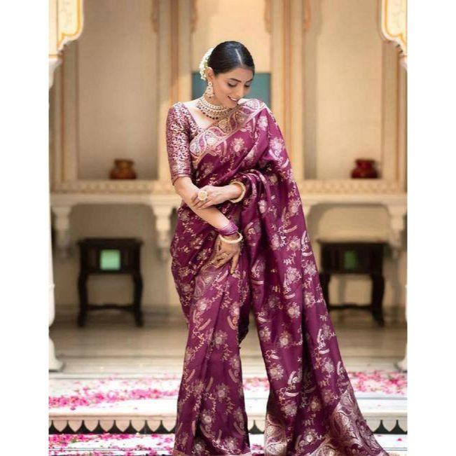 Siste nye collation disigner saree for kvinner, ,bluse (Må sys etter størrelse og passform)