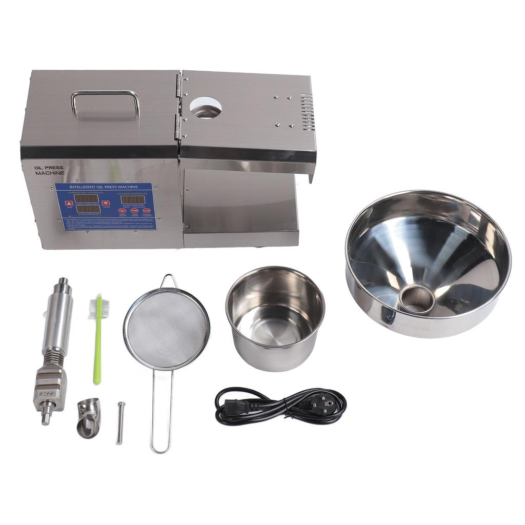 Commercial Oil Press Machine Cold Hot Press Stainless Steel Automatic Extractor Oil Press Expeller
