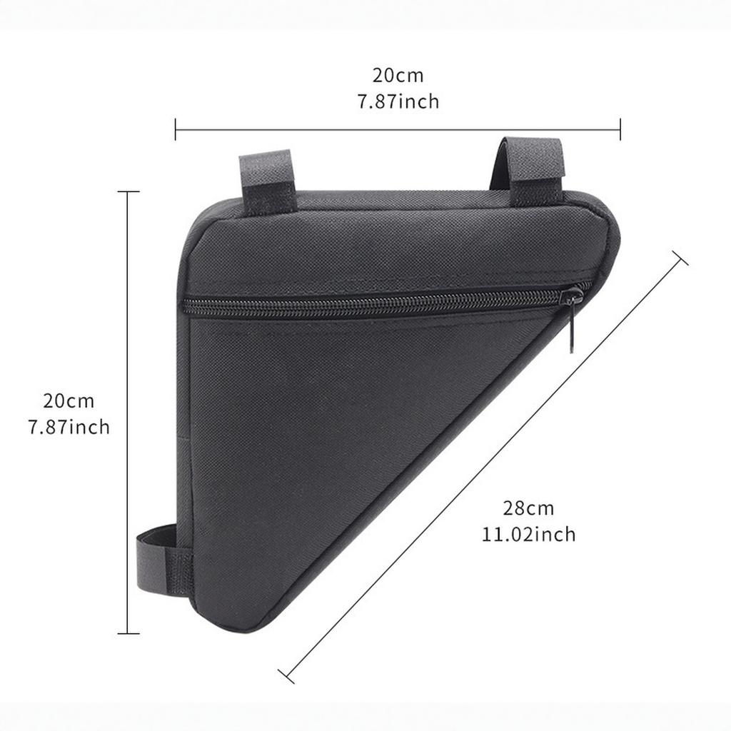 DOMEN   Bag Bike Frame Front Tube  Bag Bike Top Tube Bag  Storage Bag  Accessories