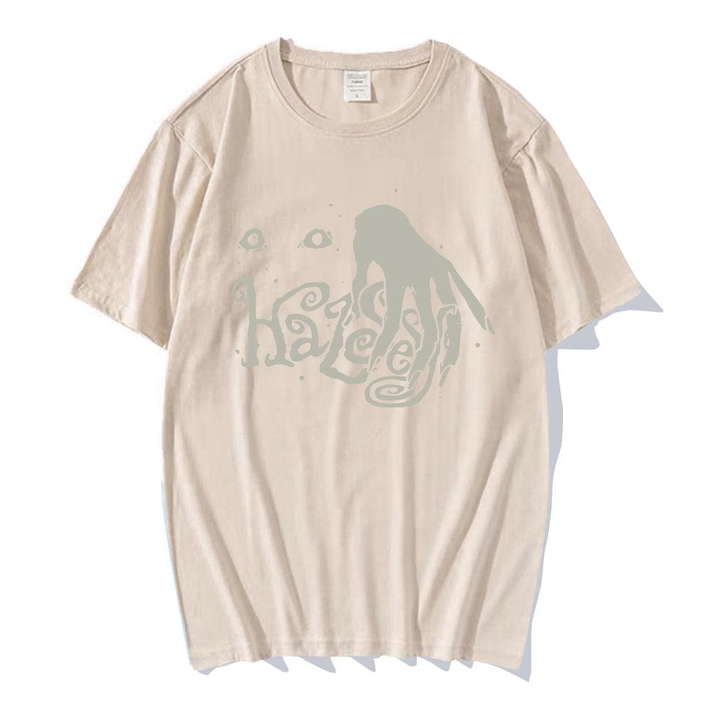 Unisex Streetwear HALSEY Badlands Fashion T-shirt Cotton Short Sleeve Male Tshirt Casual Loose O-neck Men Tee-shirt Print Clothes