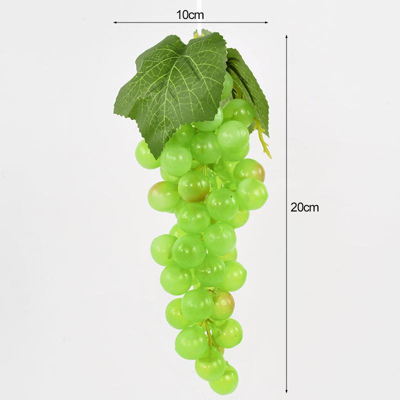 Artificial Grapes Simulation Fruits Grape Bunches for Home Kitchen Wine Decoration Wedding Party Table Centerpiece Decor Props