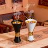 Iron Art Ramadan Incense Holder Retro Stand Censer Ornament Handheld Incense Burner  Ramadan
