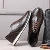 Fashion Professional Oxford Shoes Men Fashion Leather Casual Shoes New Arrival Man Business Formal Footwear Classic Brogue Shoe Sneakers