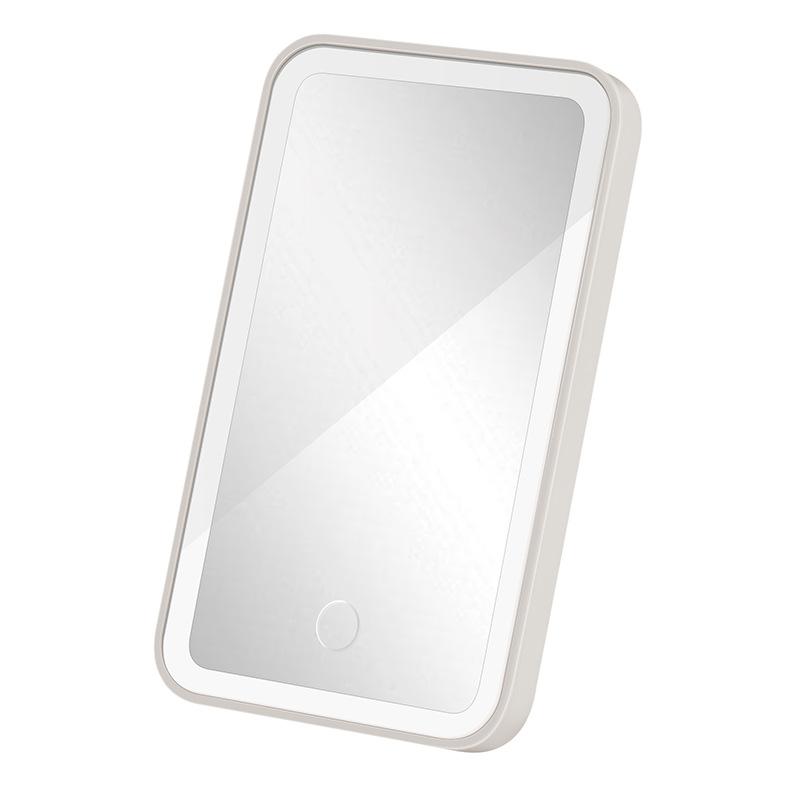 

LED light mode stepless dimming sun visor vanity mirror Rechargeable touch sensor vanity mirror Convenient car vanity mirror белый