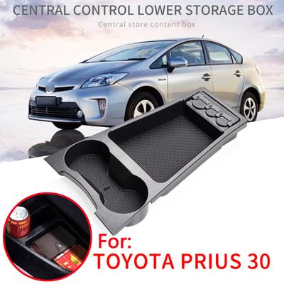 Pro Toyota Prius 30 XW30 2010 2011 2012-2015 Úložný box pod středovou konzolou Organizér do interiéru Zásobník Autopříslušenství