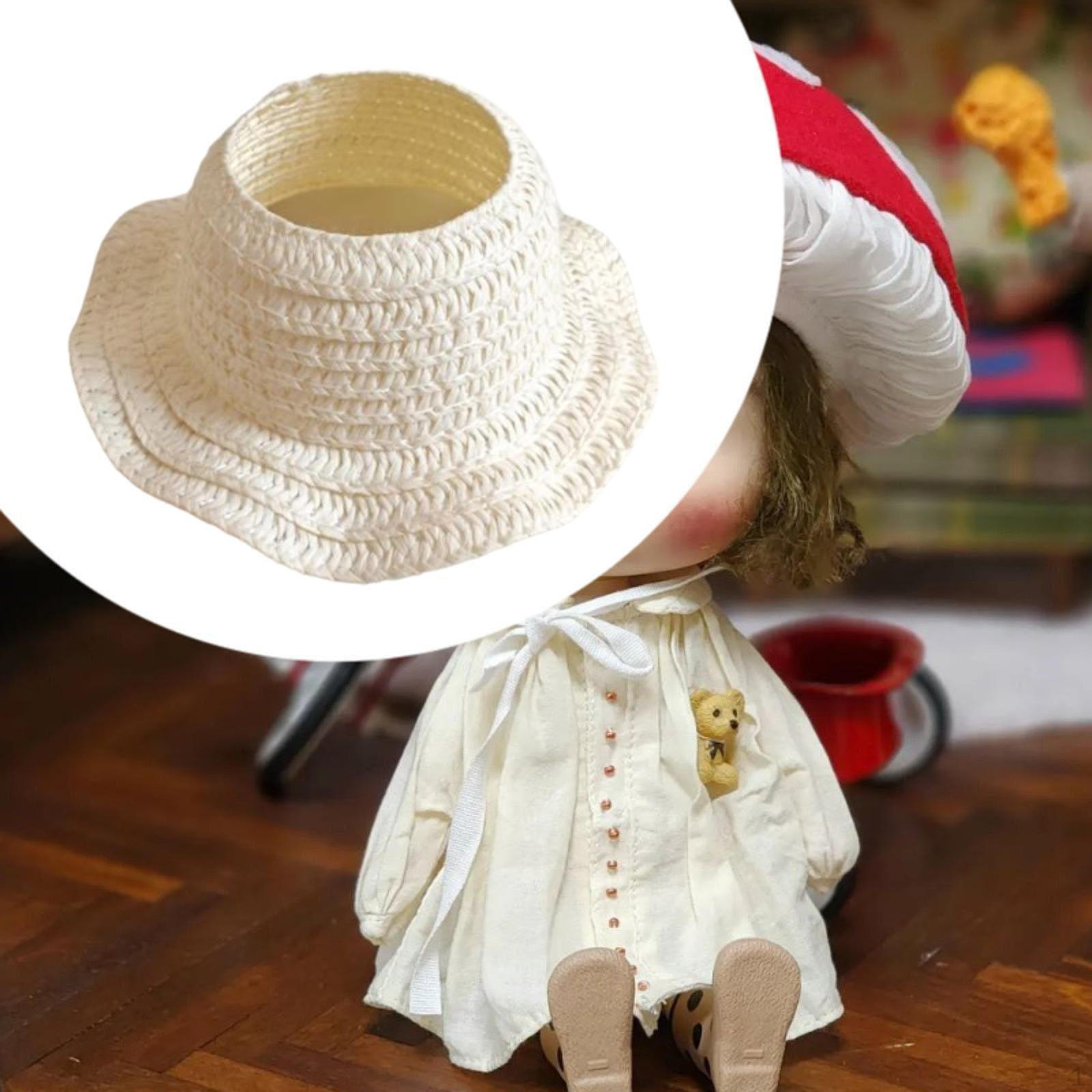 

15 см 17 см кукольный костюм-шляпа, стильный ролевой игровой удобный самодельный головной убор широкополая шляпа, style A