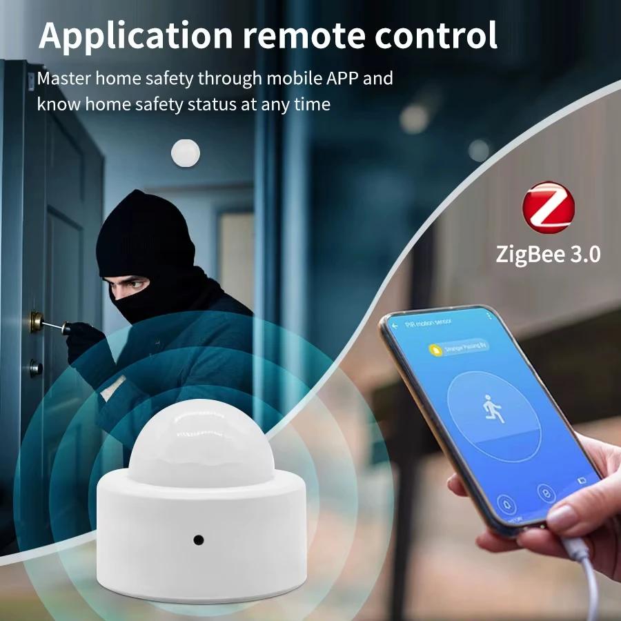 3pcs Tuya ZigBee PIR Motion Sensor Human Detector Wireless Smart Detector for Home Alarm Security System Alexa Google Home