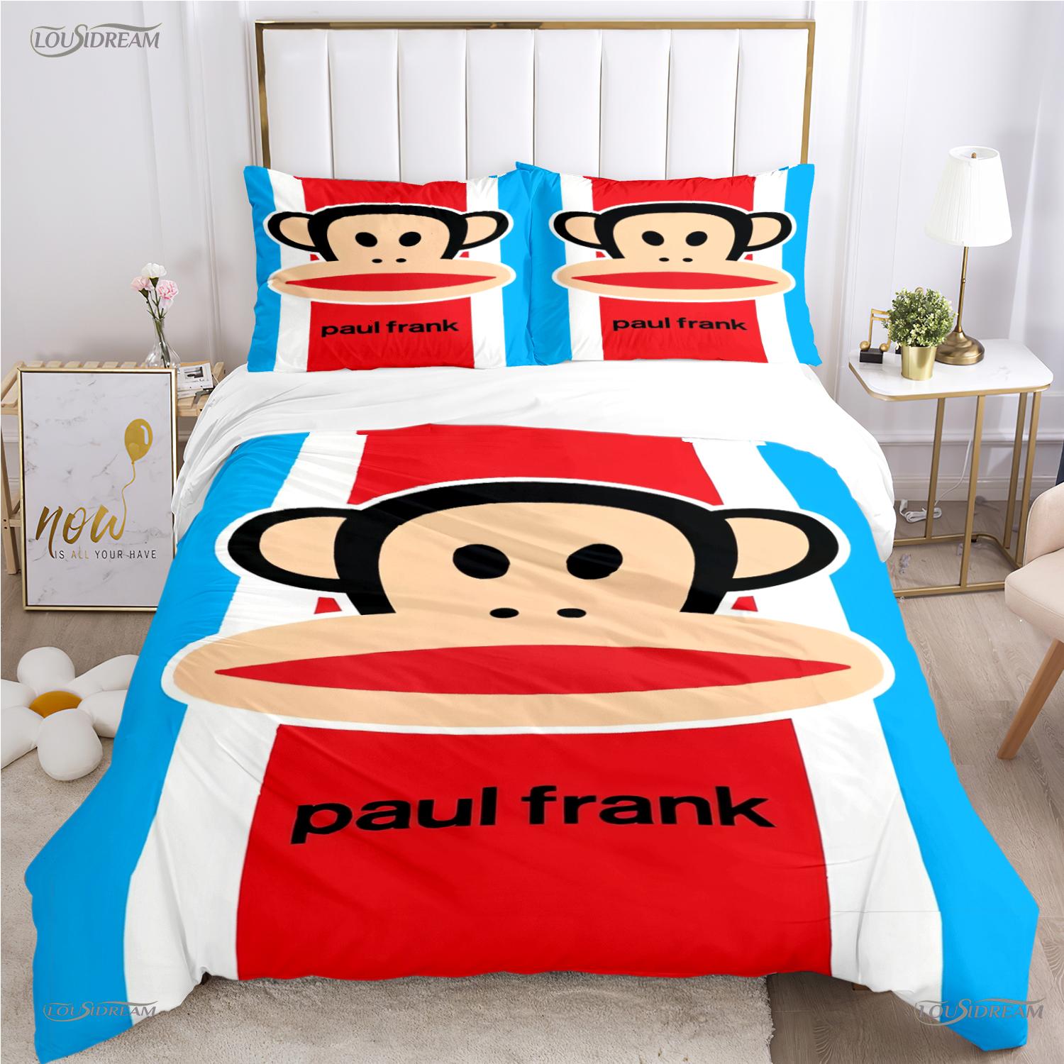 

Comforter Cute P-Paul F-Frank Cartoon Anime Funny Kawaii Bedding Set Soft And S Single/Double/Queen/King Comforter (quilt)-EU Single(135*200cm)3pcs