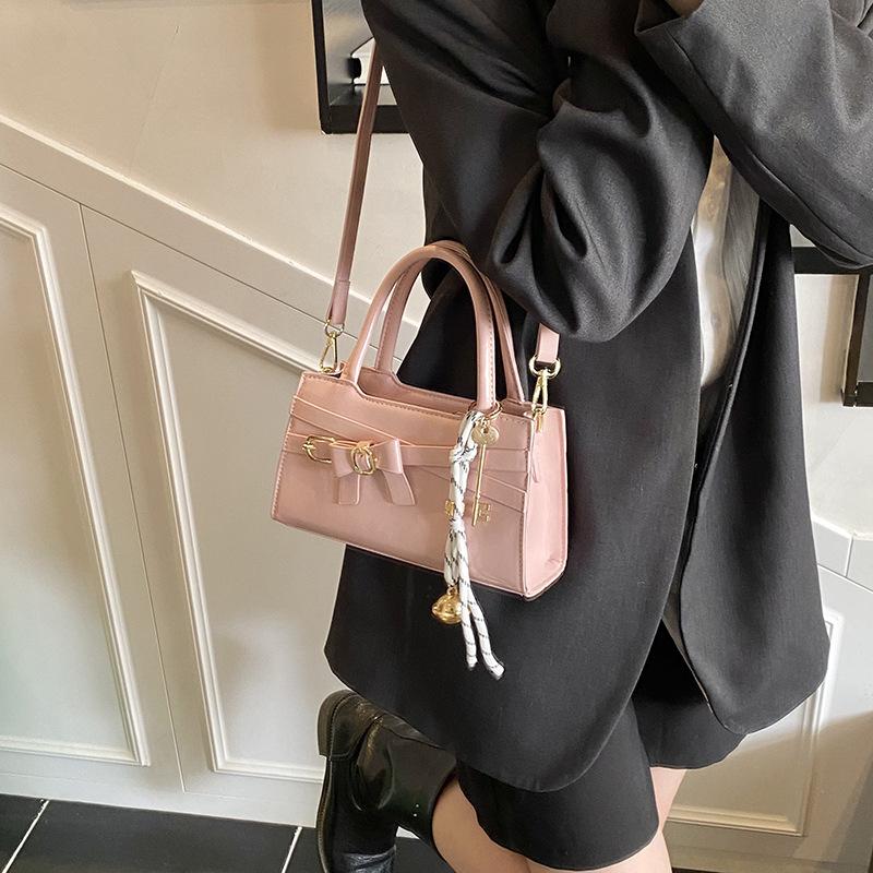 Portable Trend Casual Small Square Bag New Fashion High-end Shoulder Bag Niche Messenger Bag