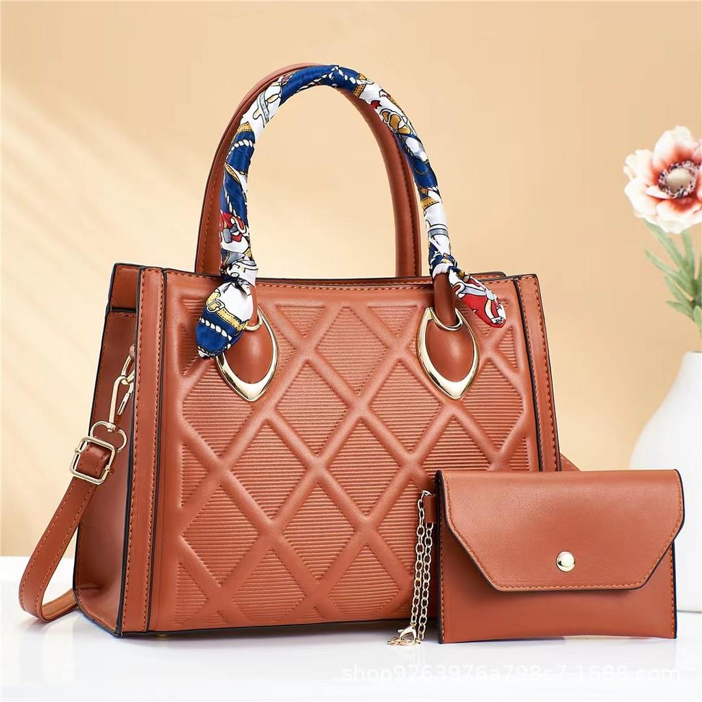 

Elegant Vintage Inspired Pu Leather Handbag Set With Spacious Capacity And Soft Handle For Modern Women дубильна кора