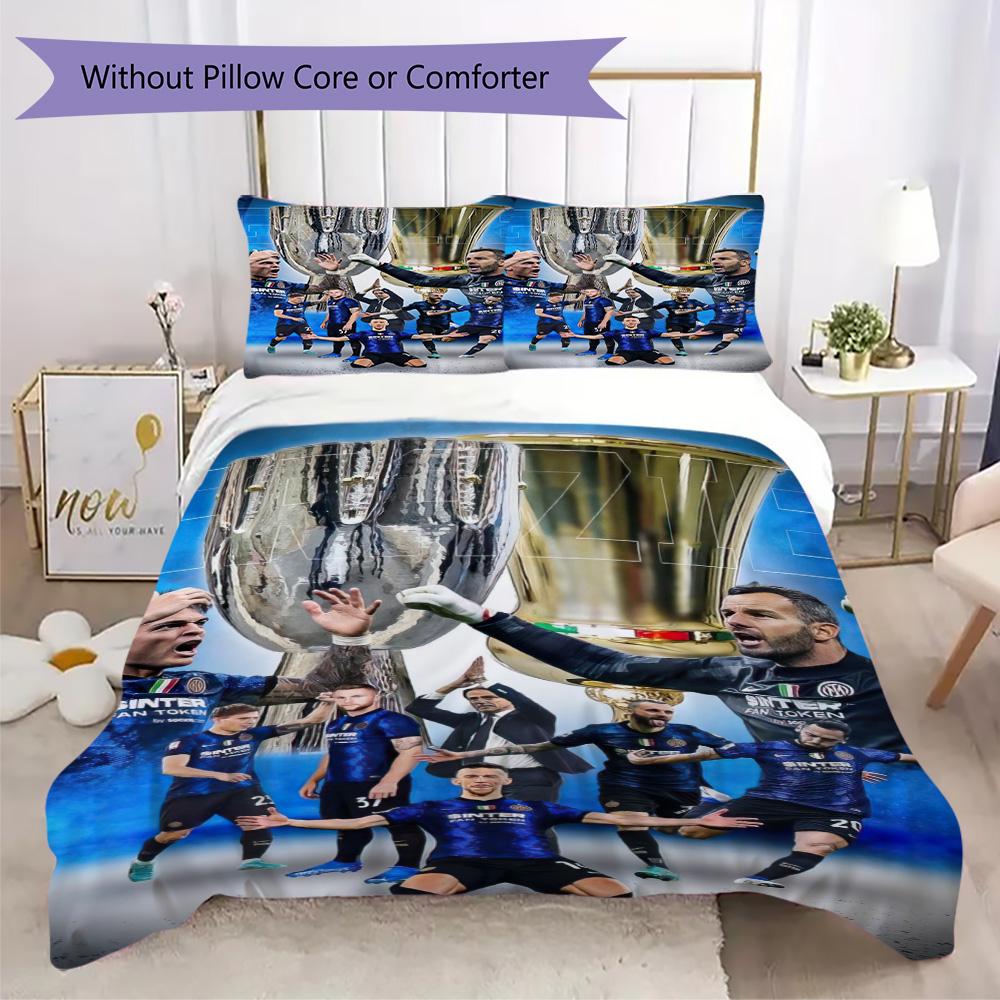 Famous F.C. Internazionale Milano football player Lautaro Martínez  Home Decoration Soft Bedding Down Pillowcase Duvet Cover (without core) L3