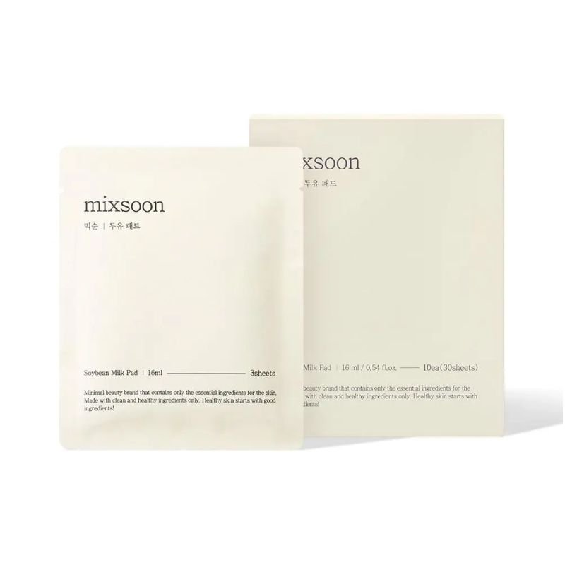 mixsoon Soybean Milk Pad Nourishing & Skin-Softening Toner Pads 10 Sheets