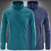 Summer 2025 Men's Clothing Ultra-thin Breathable Stand-up Collar UV Protection Jacket Fishing Suit Men's Skin Clothing