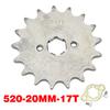 520# Chain 20mm 10T 11T 12 13 14 15 16 17 18 19 20 21 22 23T Teeth For 50cc to 125cc Off-road Bicycle ATV Front Engine Sprocket