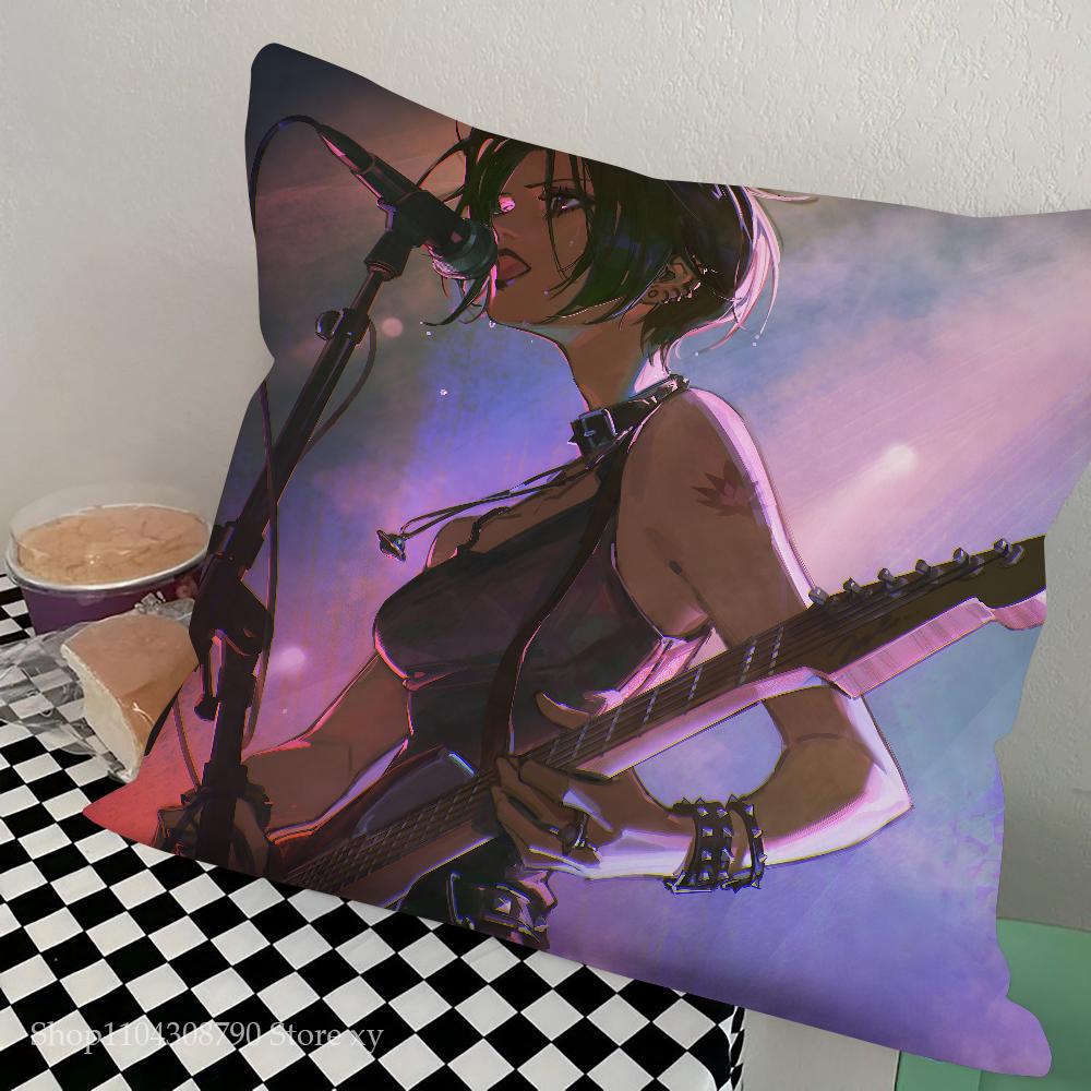 1pc Cartoon Anime Oosaki Nana Pillow Case Square Pillow Bedroom Sofa Leisure Comfort Cushion Car Living Room Home Decoration